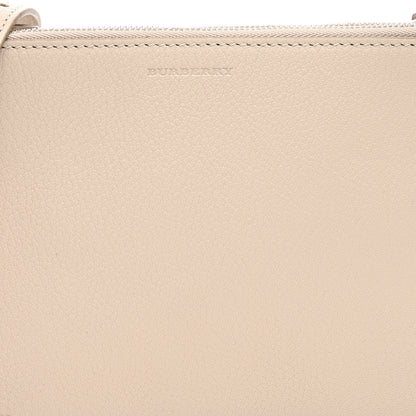 Burberry Grainy Goatskin Penhurst D-Ring Triple Zip Crossbody Bag Beige 8 of 13