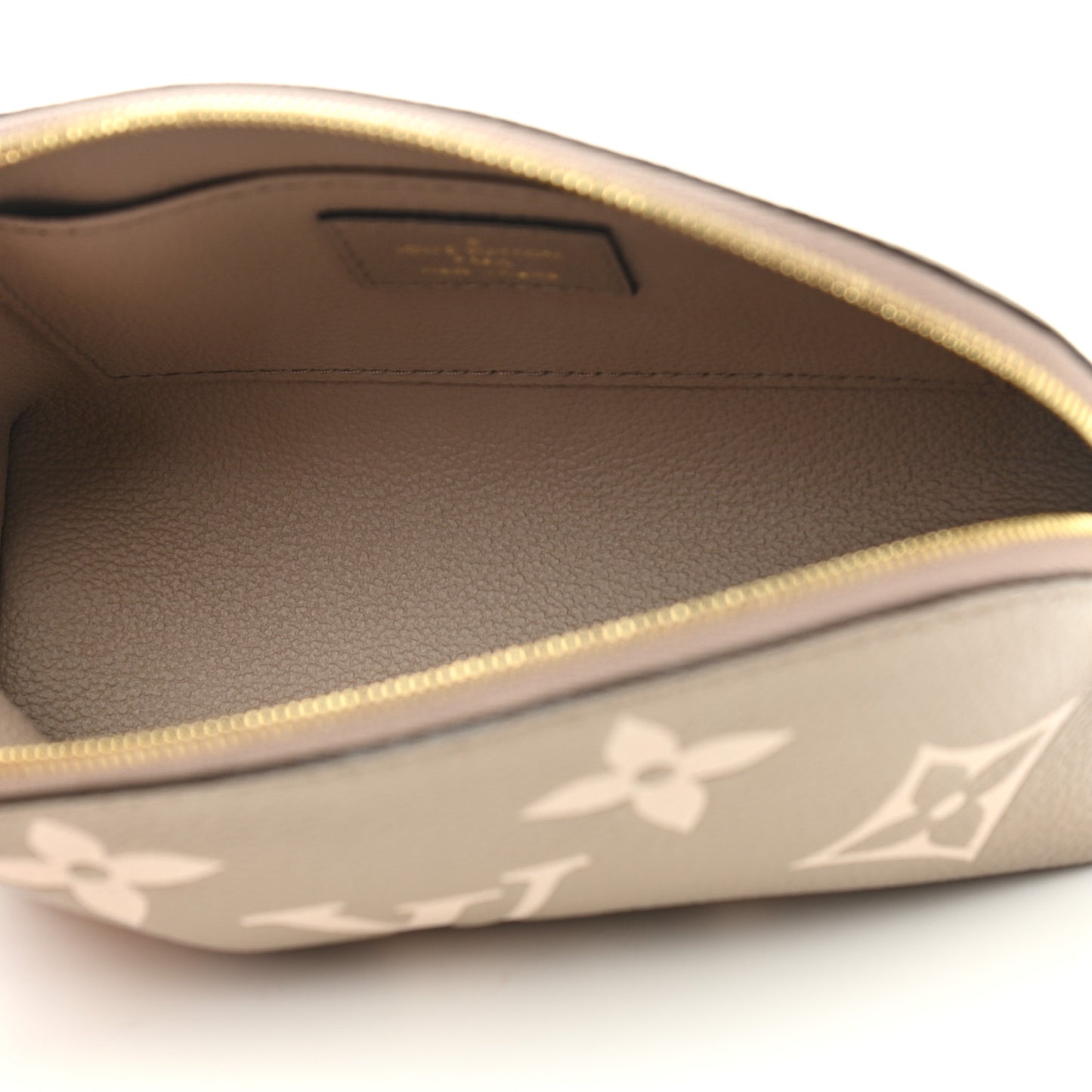 Empreinte Monogram Giant Cosmetic Pouch PM Tourterelle Crème