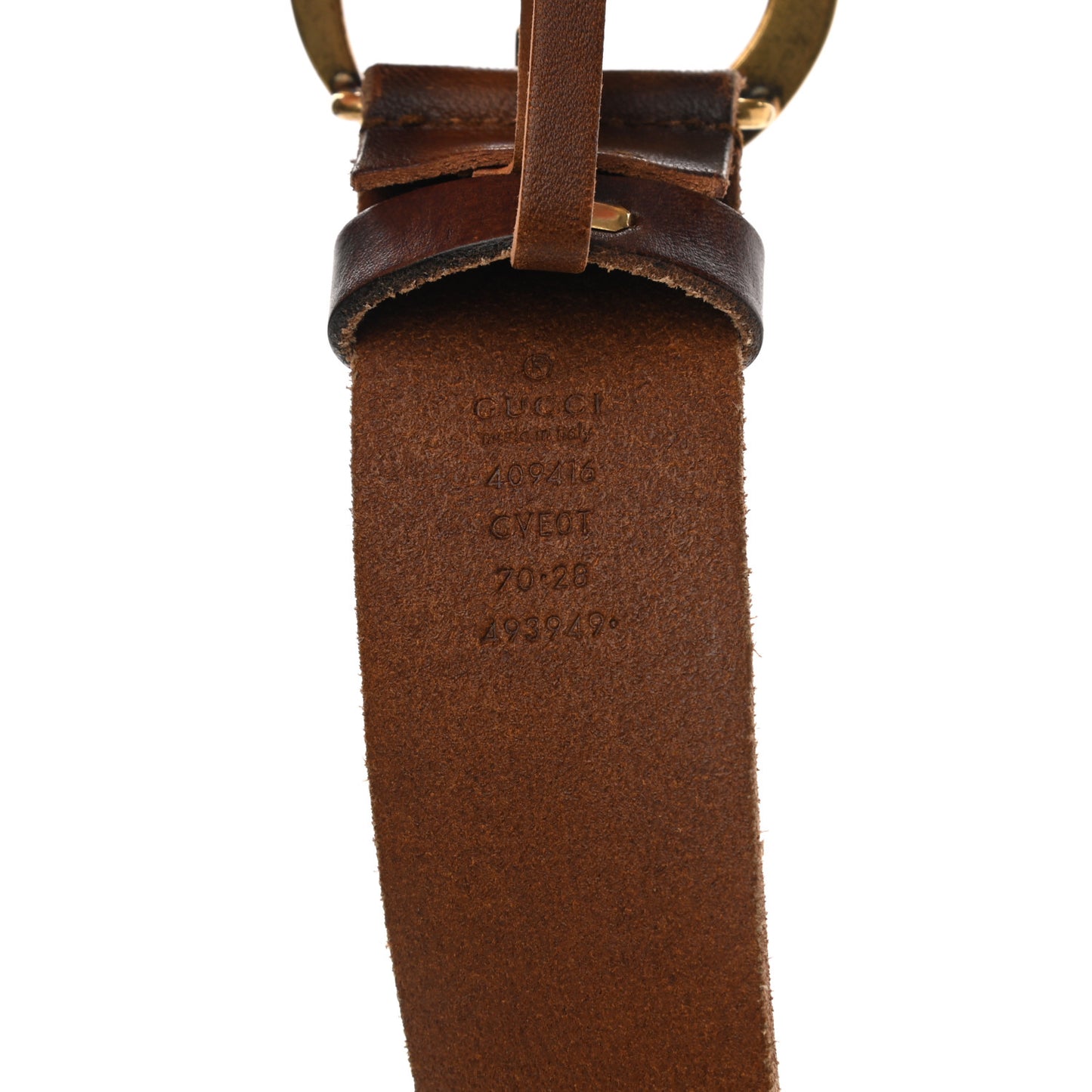 Faded Calfskin Double G 40mm Belt 70 28 Cuir