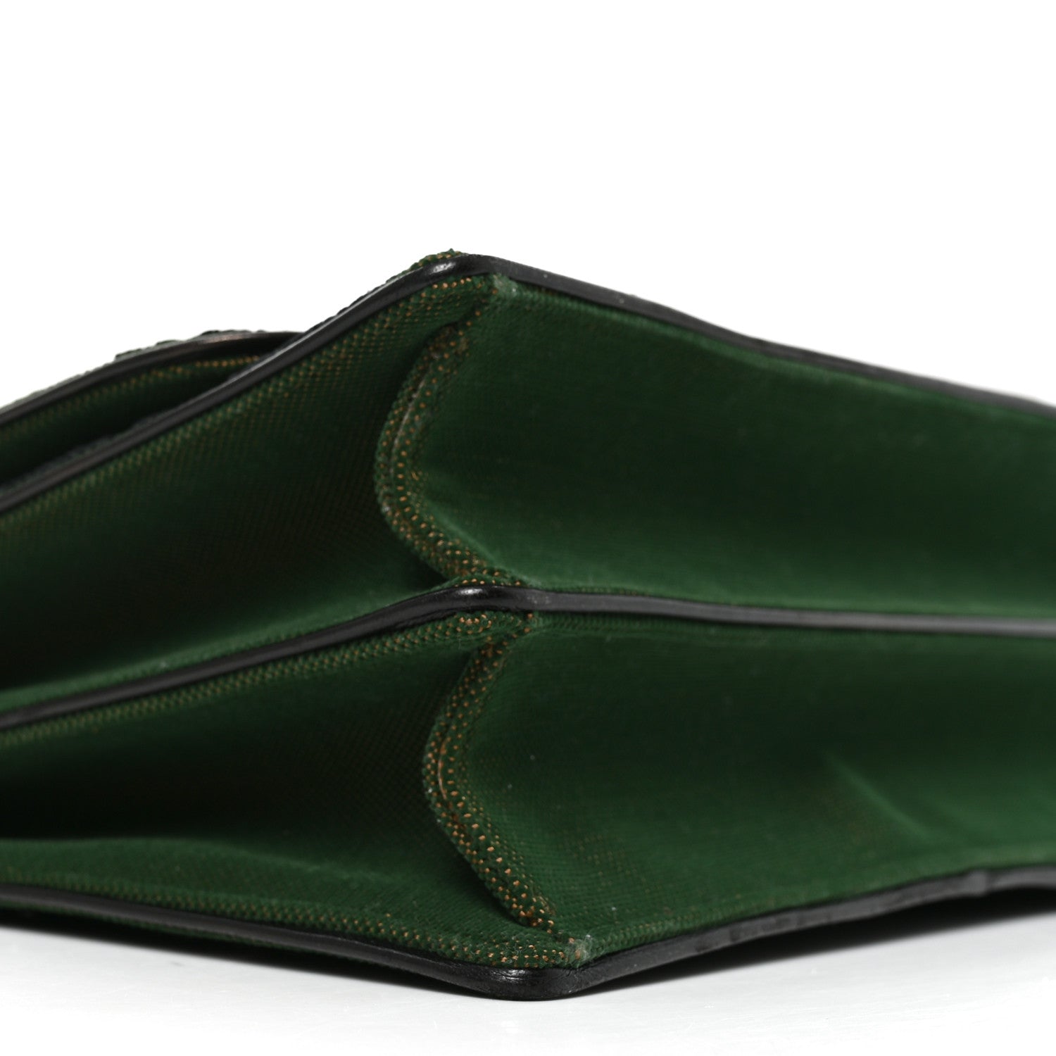 Christian Dior Velvet Oblique Diorama Satchel Black Green Pink 8 of 9