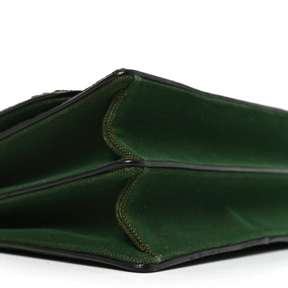 Christian Dior Velvet Oblique Diorama Satchel Black Green Pink 8 of 9
