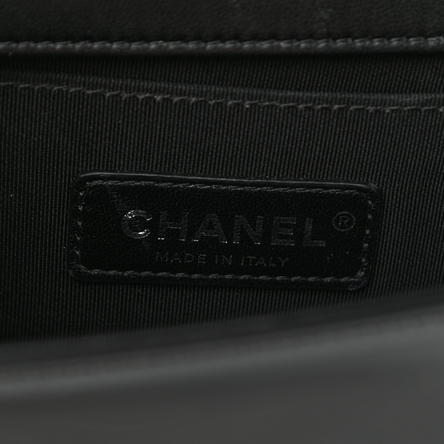 Chanel Patent Glitter PVC Chevron Quilted Small Boy Flap Black Silver 6 of 10