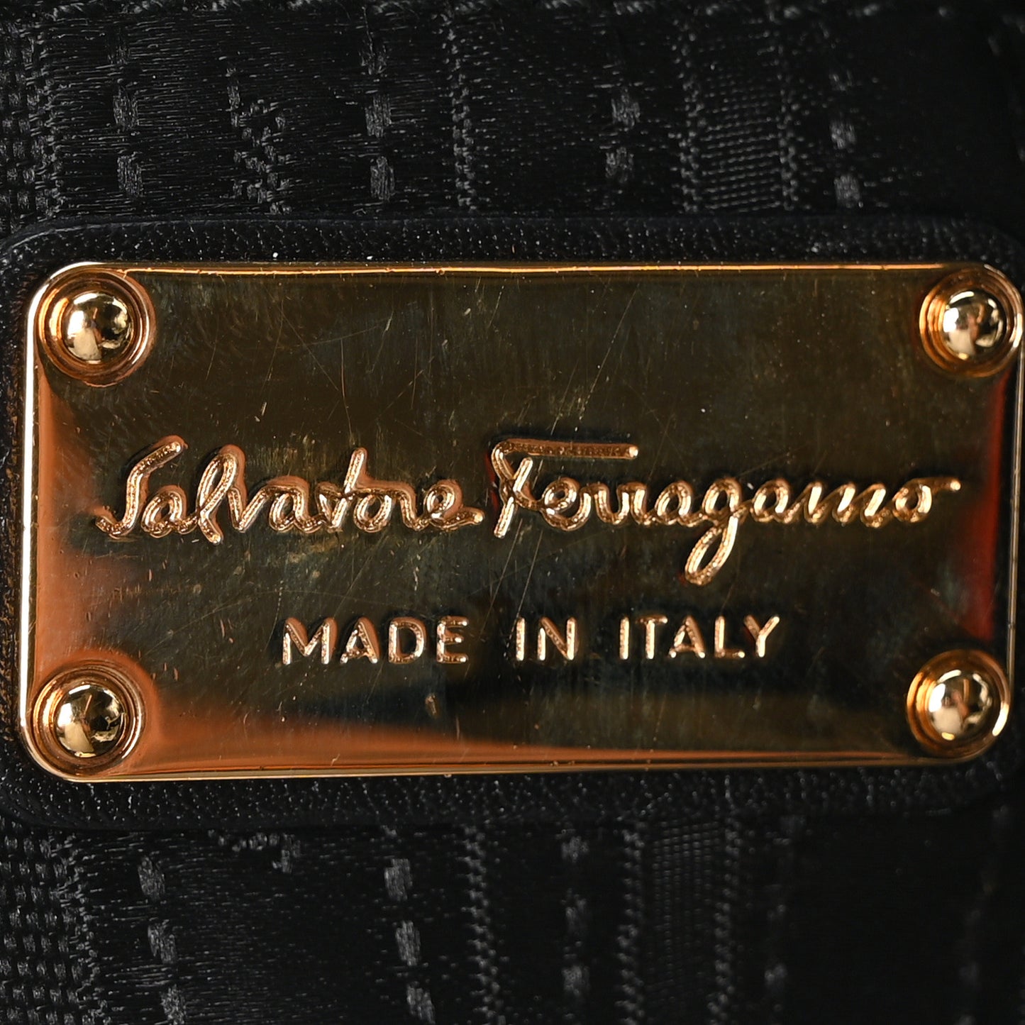 Calfskin Trifolio Tote Black