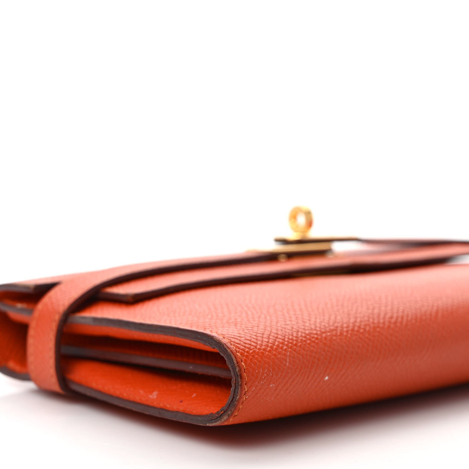 Hermes Epsom Kelly Longue Wallet Orange 7 of 16