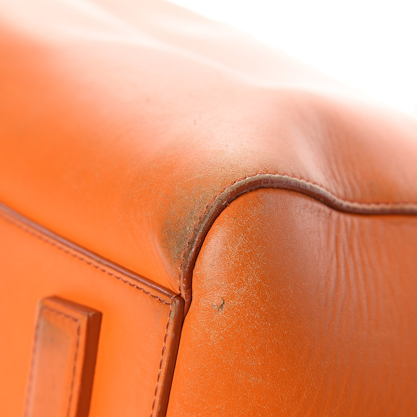 Smooth Calfskin Medium Bi-Color Antigona Orange Beige