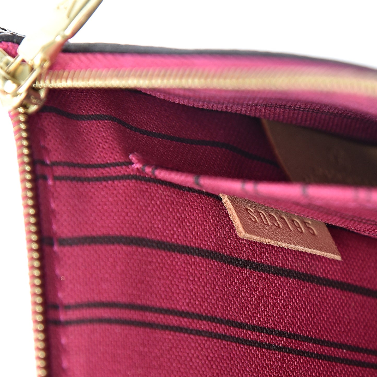 Monogram Neverfull MM GM Pochette Pivoine