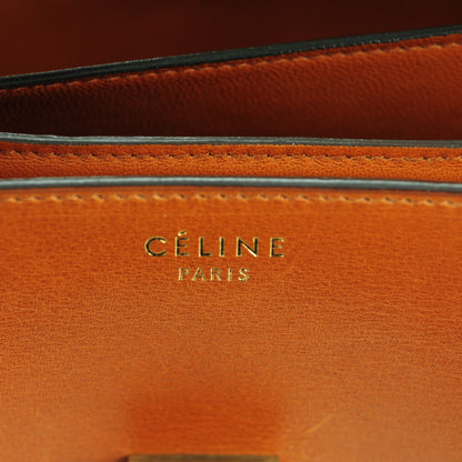 Celine Python Smooth Calfskin Small Classic Box Flap Bag Camel 6 of 8