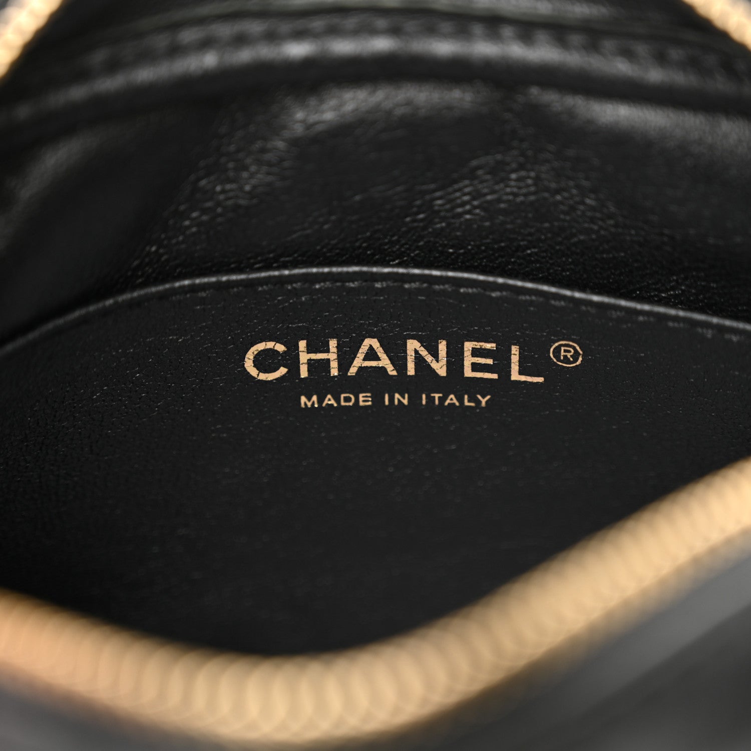 Chanel Aged Calfskin Quilted Mini Reissue Camera Case Black 6 of 10