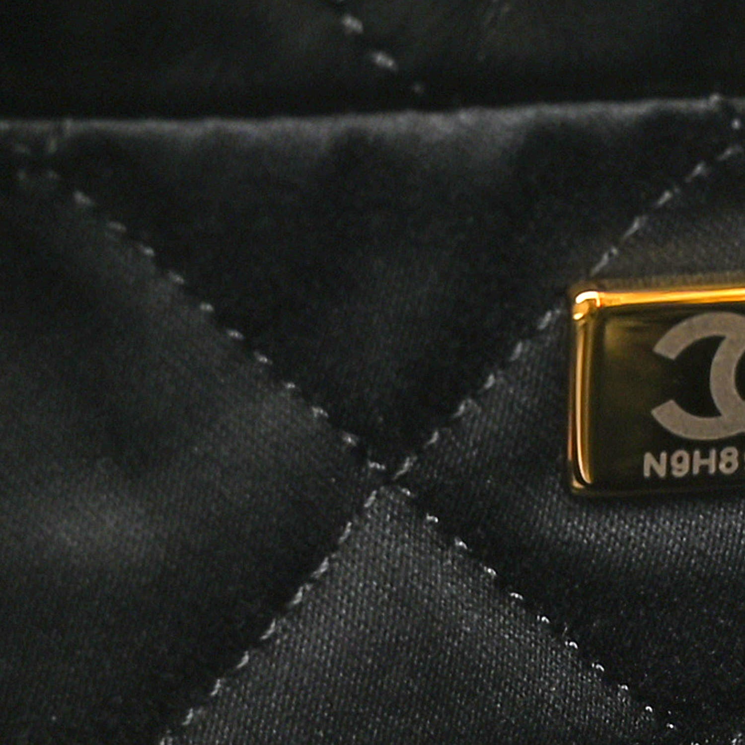Chanel Shiny Calfskin Quilted Small Chanel 22 Black 8 of 11