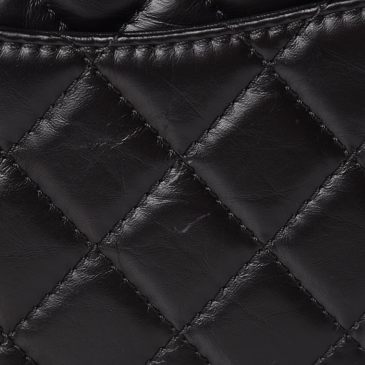 Aged Calfskin Quilted 2.55 Reissue 226 Flap Black