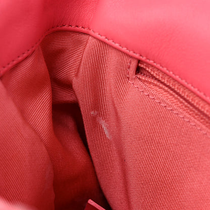 Chanel Sequin Quilted Medium Chanel 19 Flap Coral 11 of 12
