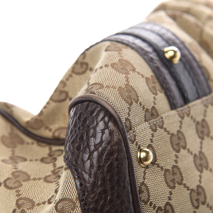 Gucci Monogram Medium Interlocking Icon Tote Dark Brown 8 of 12