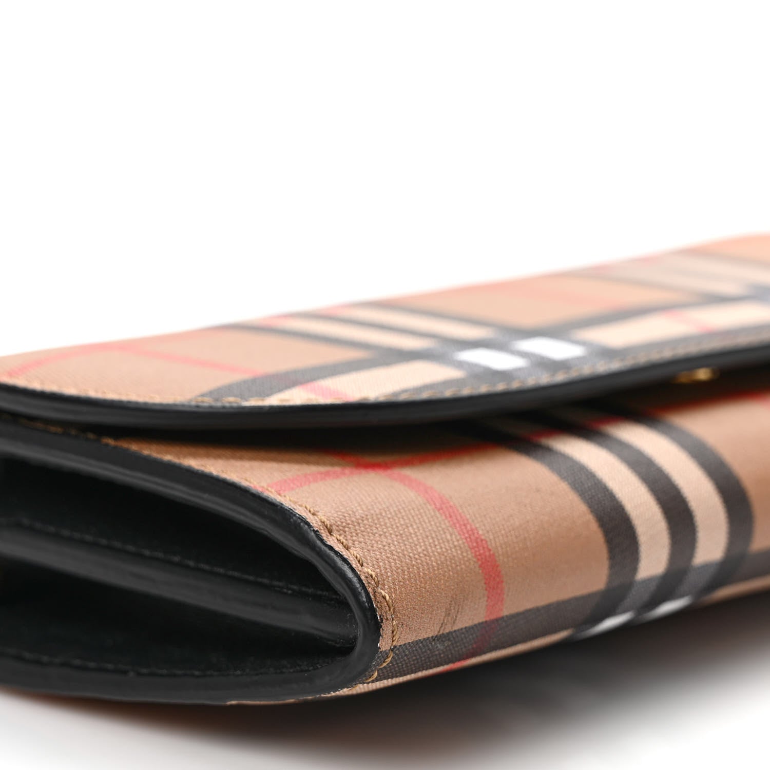 Burberry Vintage Check Halton Wallet Black 7 of 8