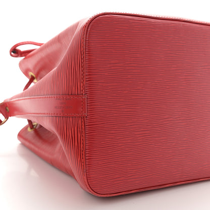 Louis Vuitton Epi Petit Noe Castillan Red 8 of 11