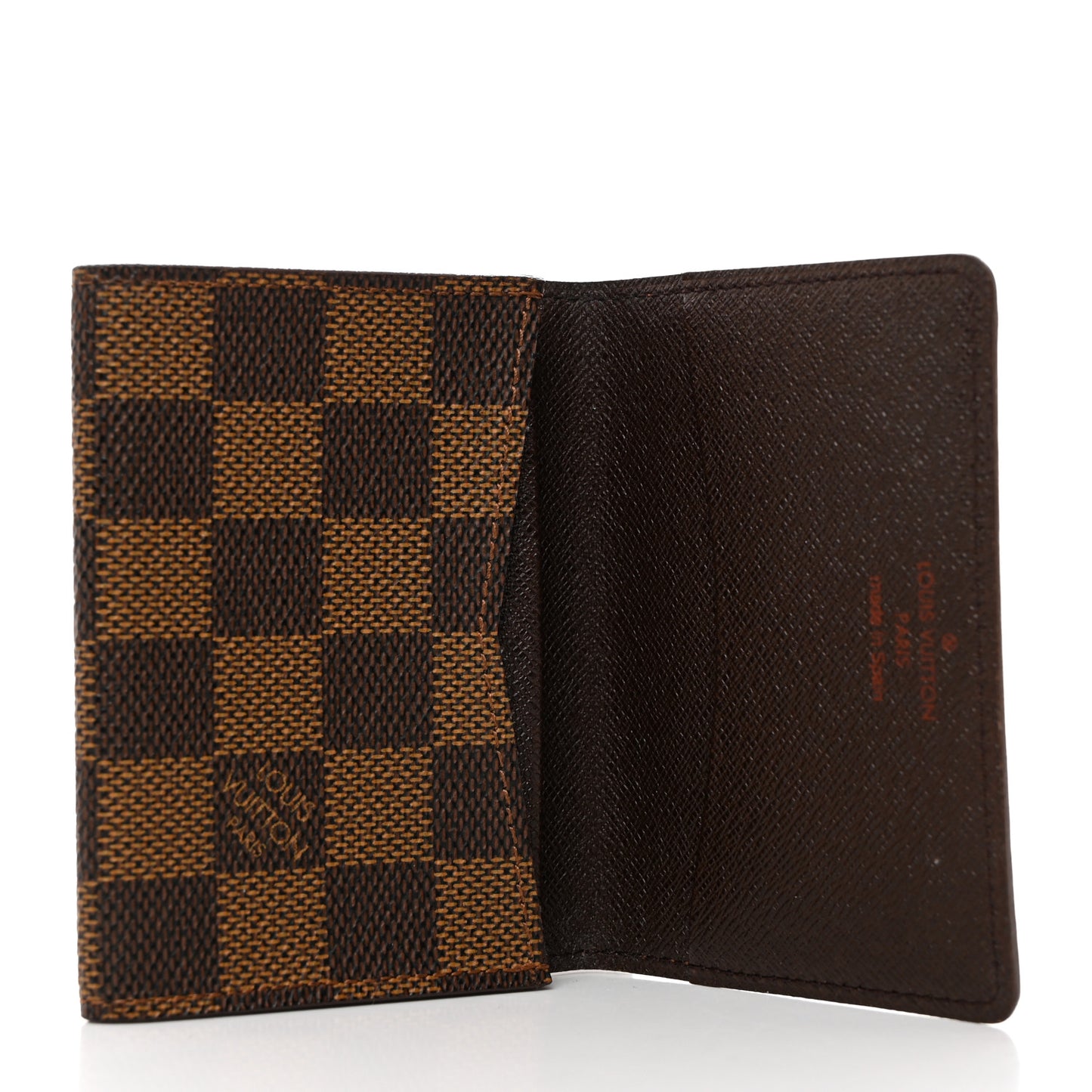 Damier Ebene Business Card Holder