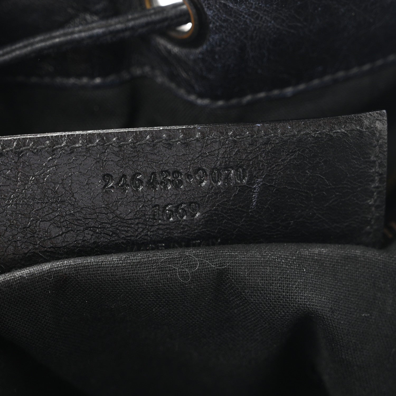 Balenciaga Agneau Classic Hardware Mini Pompon Dark Night 7 of 11