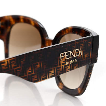 Fendi Acetate FF Sunglasses FF 0458/G/S Havana 5 of 9