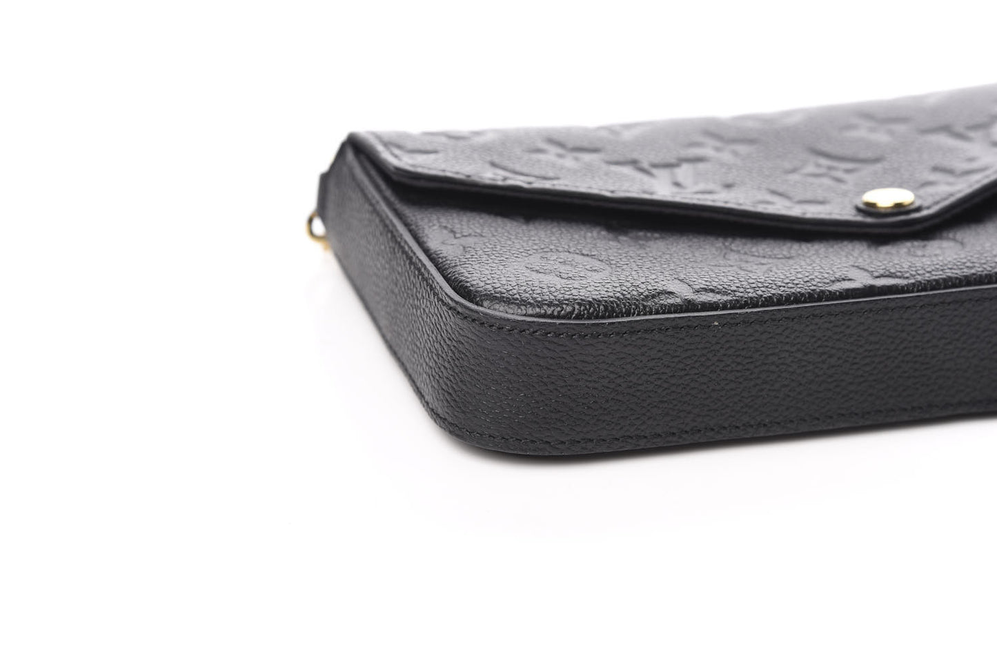 Empreinte Pochette Felicie Chain Wallet Black