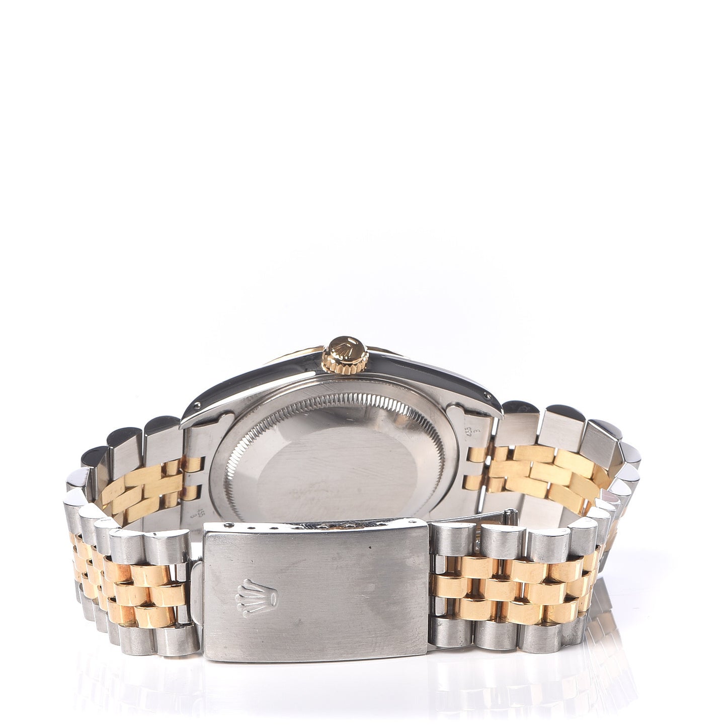 Stainless Steel 18K Yellow Gold 36mm Oyster Perpetual Datejust Watch Champagne 16233