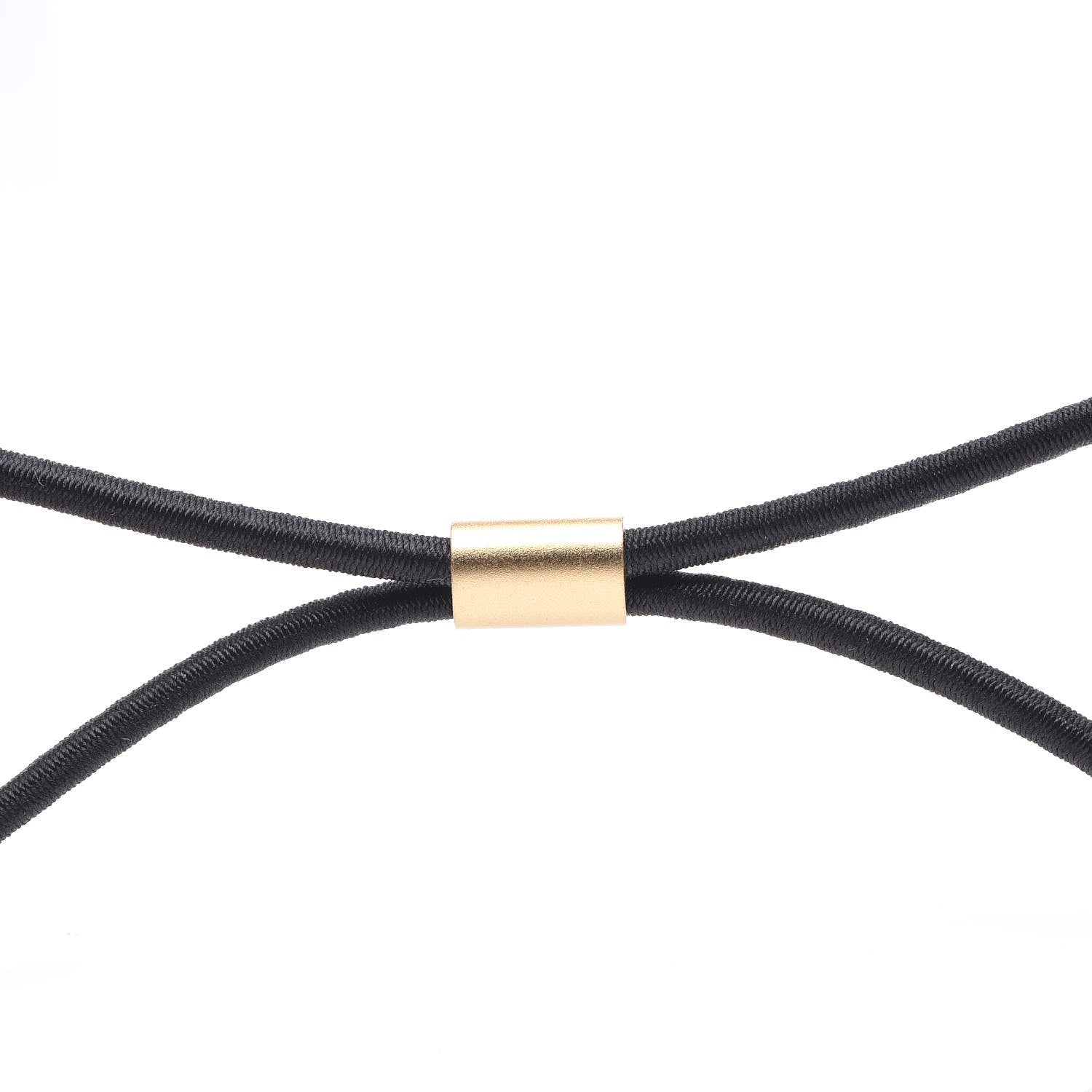 Chanel Resin CC Hair Tie Black 3 of 3