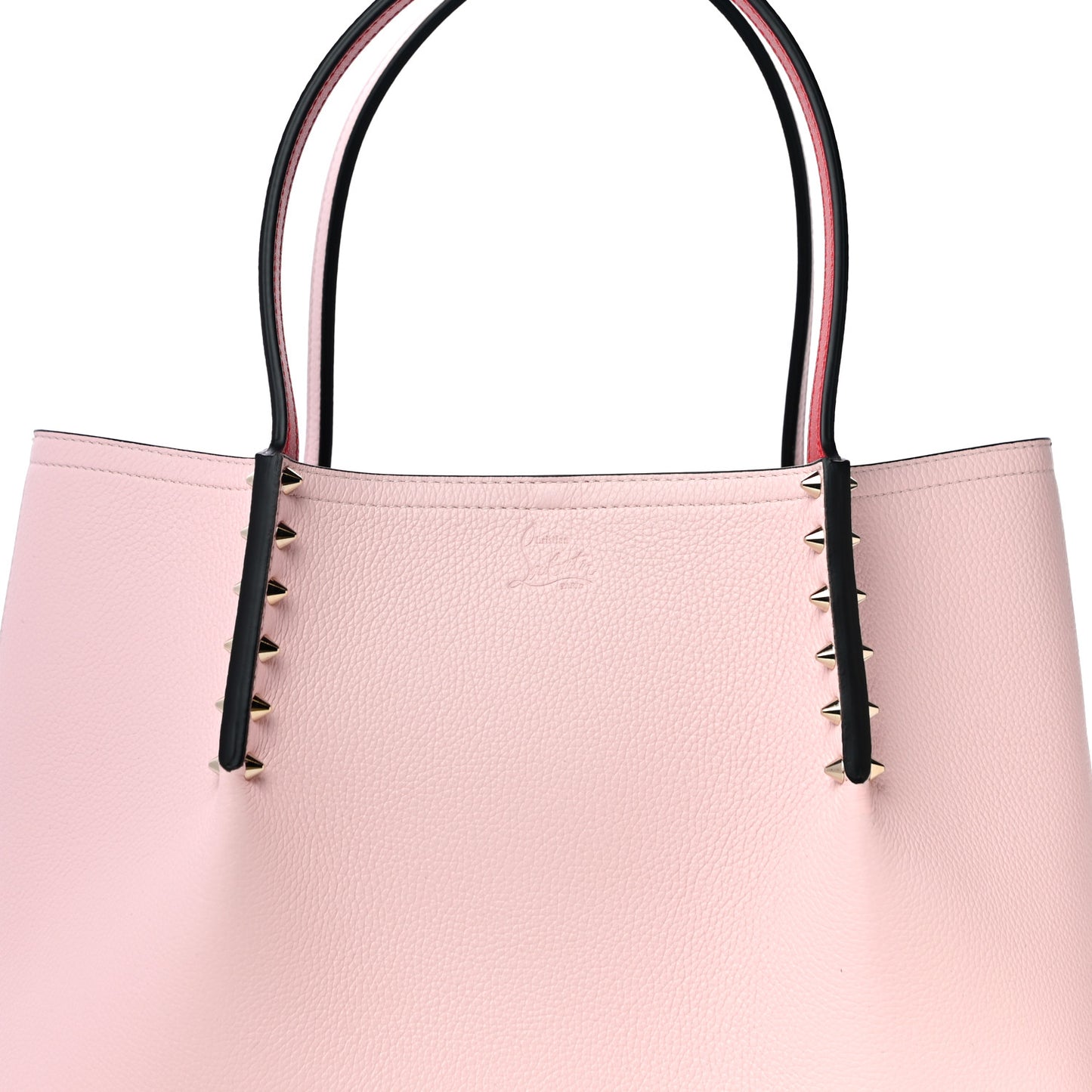 Calfskin Spiked Small Cabarock Shopper Tote Poupee
