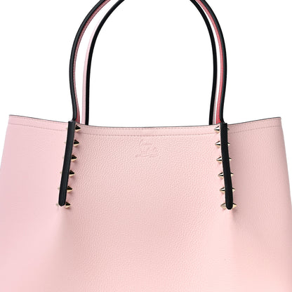 Christian Louboutin Calfskin Spiked Small Cabarock Shopper Tote Poupee 7 of 9