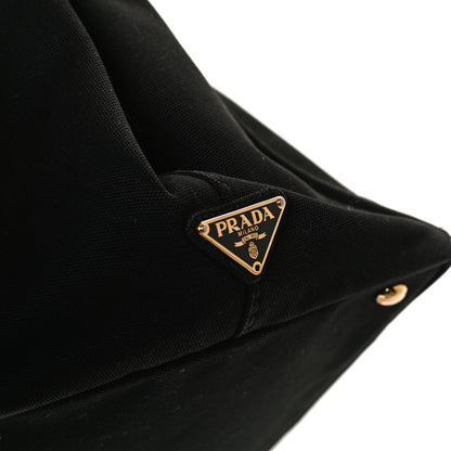 Prada Canapa Logo Tote Black 10 of 10