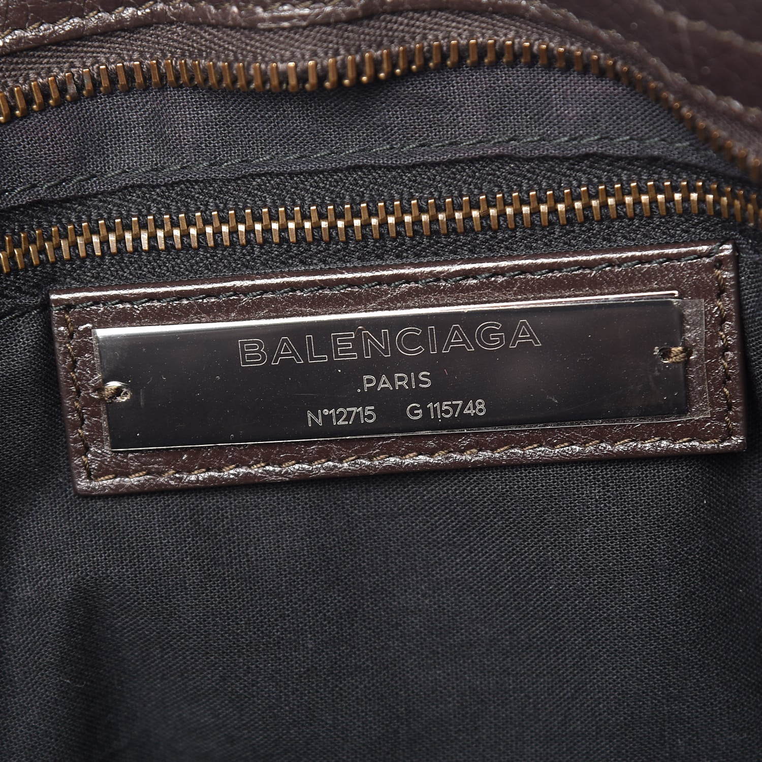 Balenciaga Agneau Classic Hardware City Charbon 7 of 22