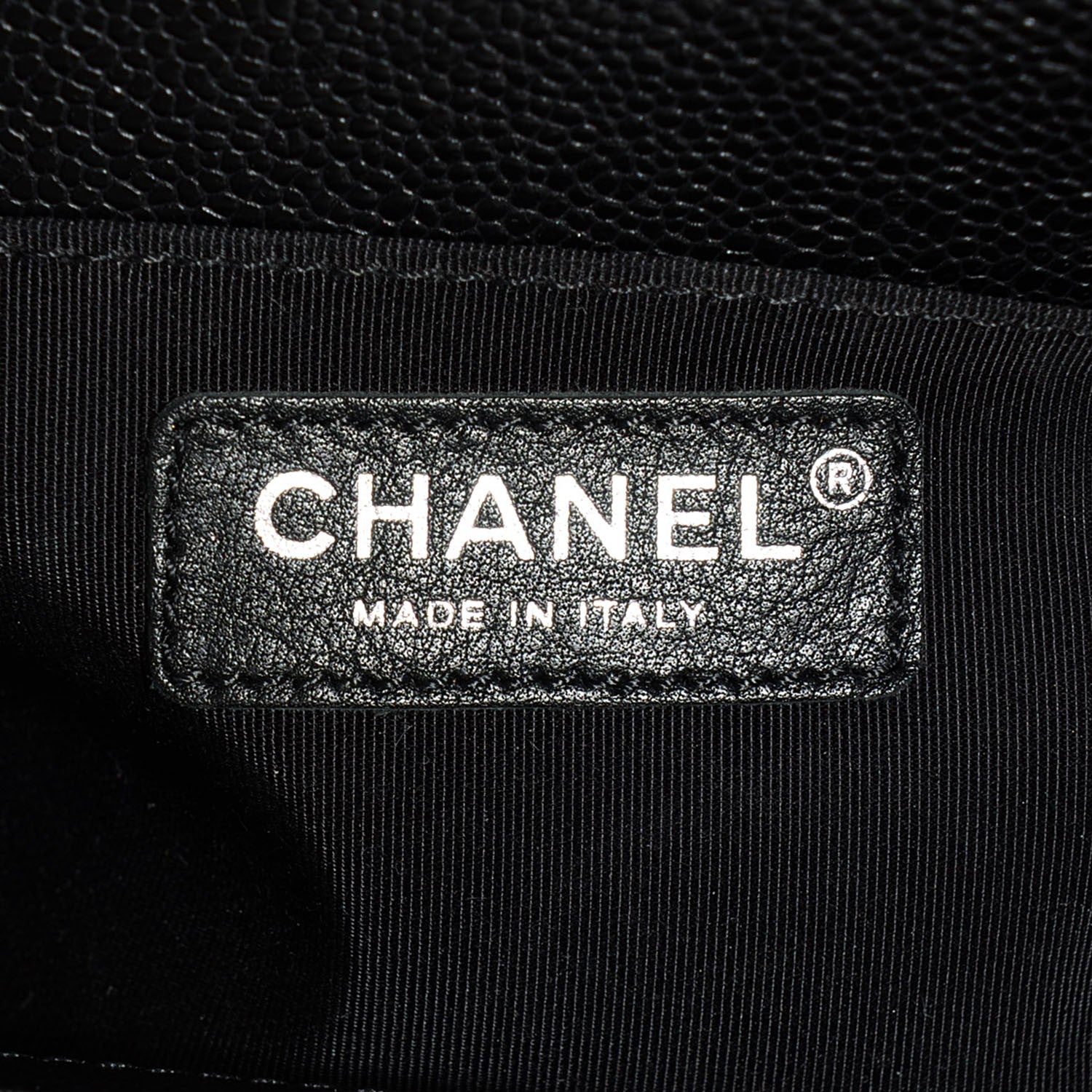 Chanel Caviar Quilted Medium Boy Flap Black 6 of 7