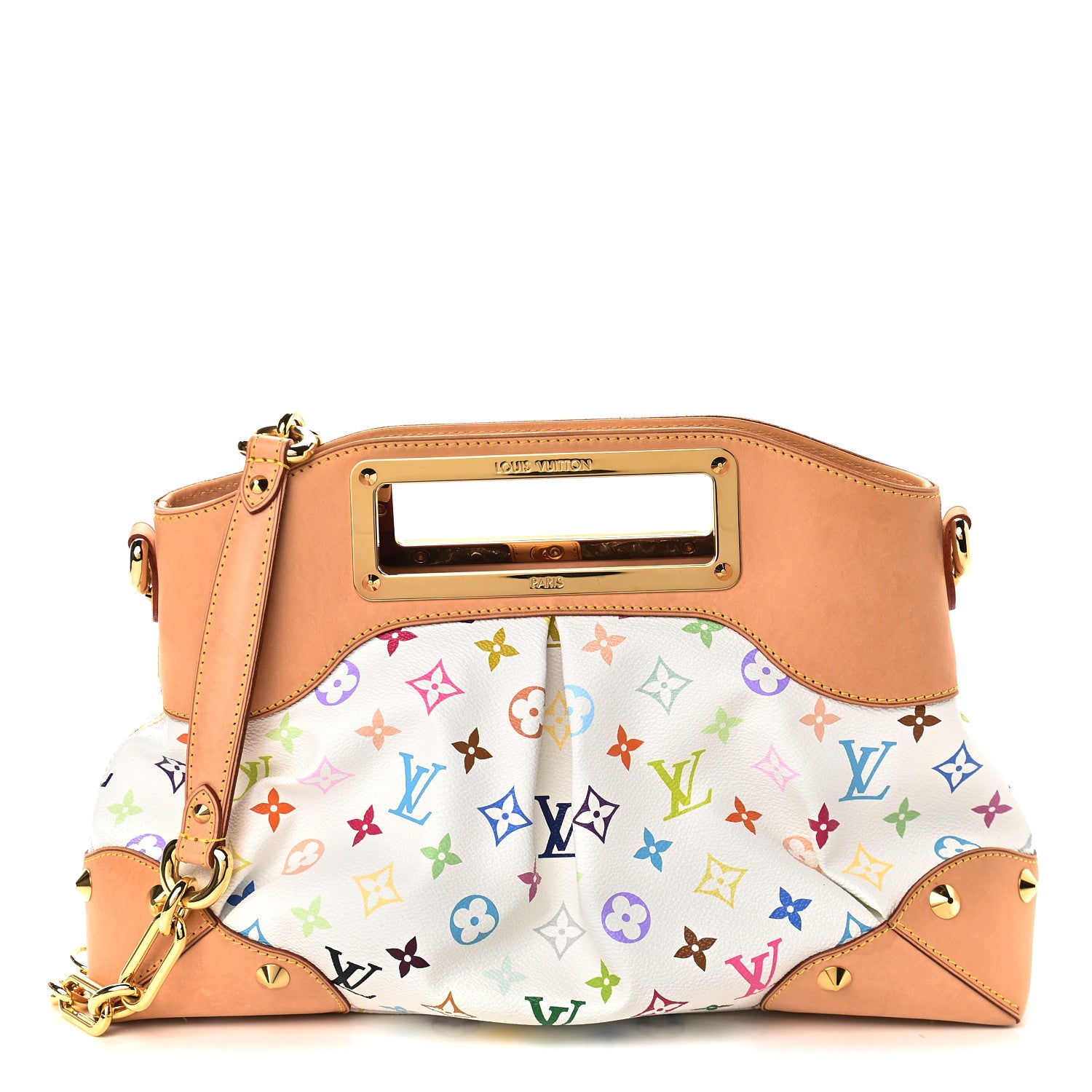 Louis Vuitton Monogram Multicolor Judy MM White 1 of 9