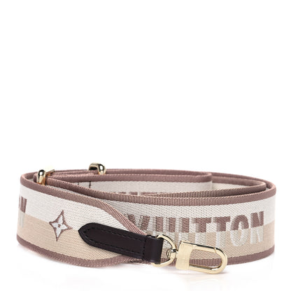 Louis Vuitton Jacquard Speedy Bandouliere 20 Shoulder Strap Beige Brown 1 of 3