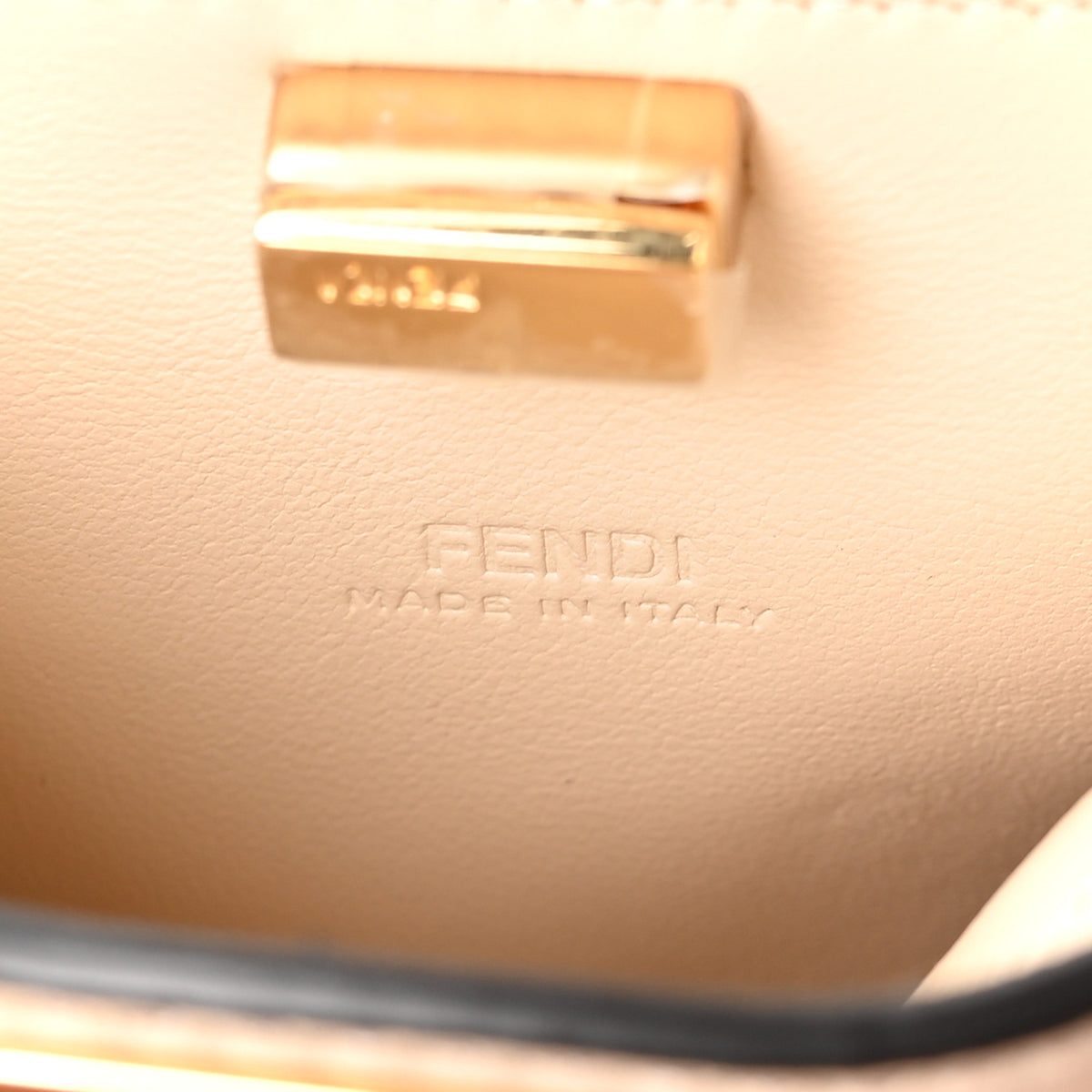 Camellia Nappa Nano Peekaboo Satchel White