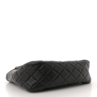 Chanel Lambskin Quilted Large In Seoul Backpack Black 4 of 10