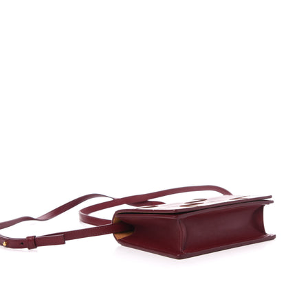 Bottega Veneta Lambskin Maxi Intrecciato Mini Cassette Crossbody Bag Bordeaux 4 of 11