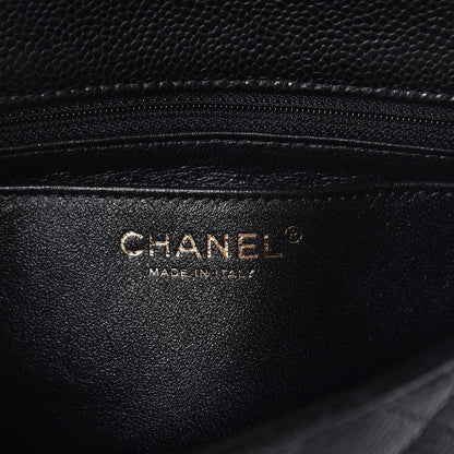 Chanel Caviar Quilted Mini Square Flap Black 6 of 8