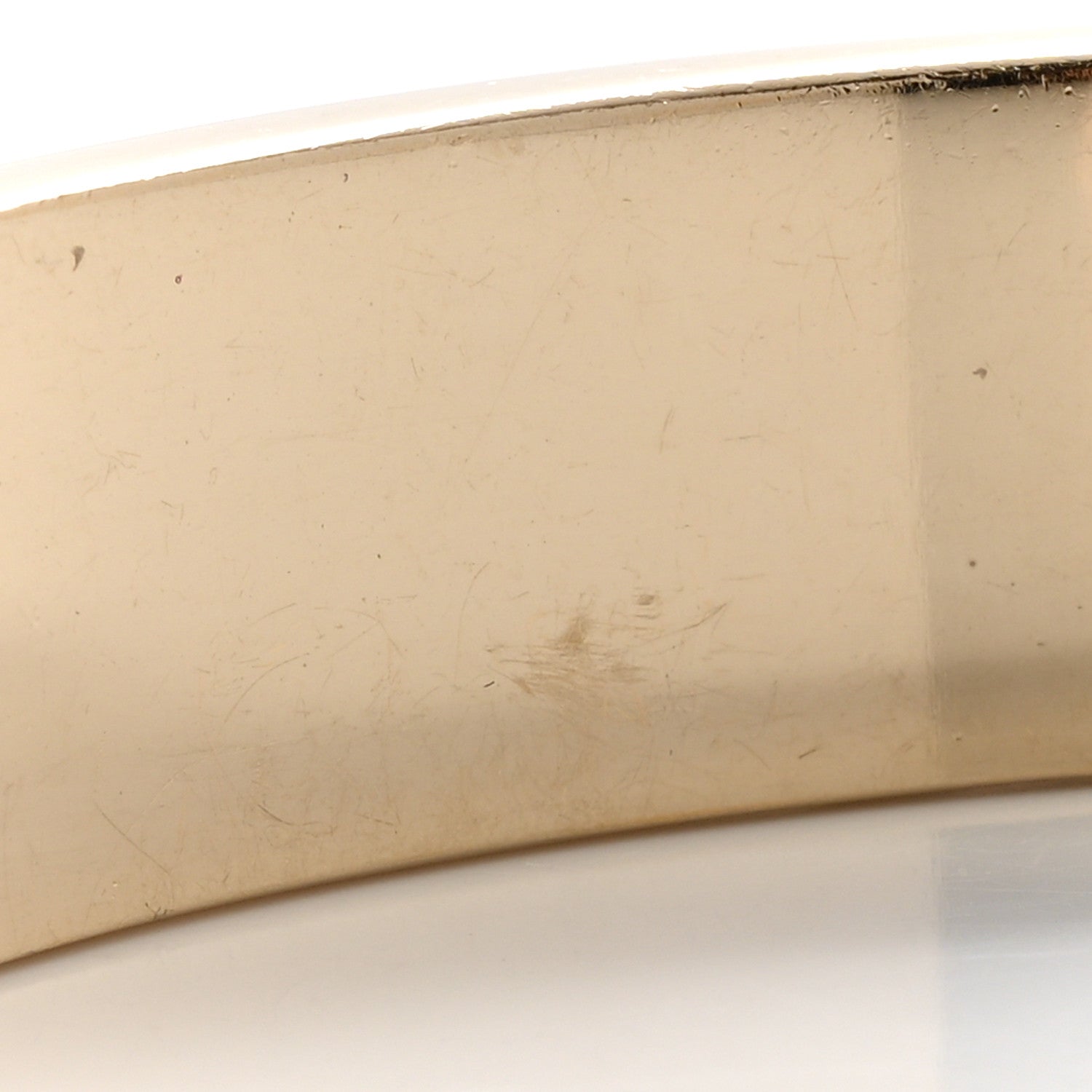 Chanel Metal Lambskin Pearl Name Plate Bracelet Black Gold 5 of 5