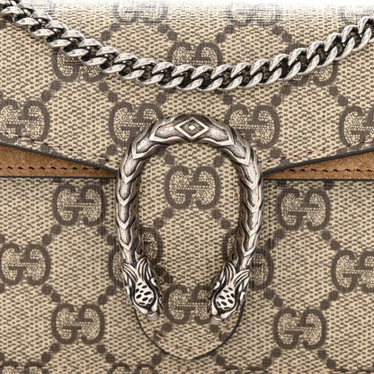 Gucci GG Supreme Monogram Super Mini Dionysus Shoulder Bag Taupe 7 of 10