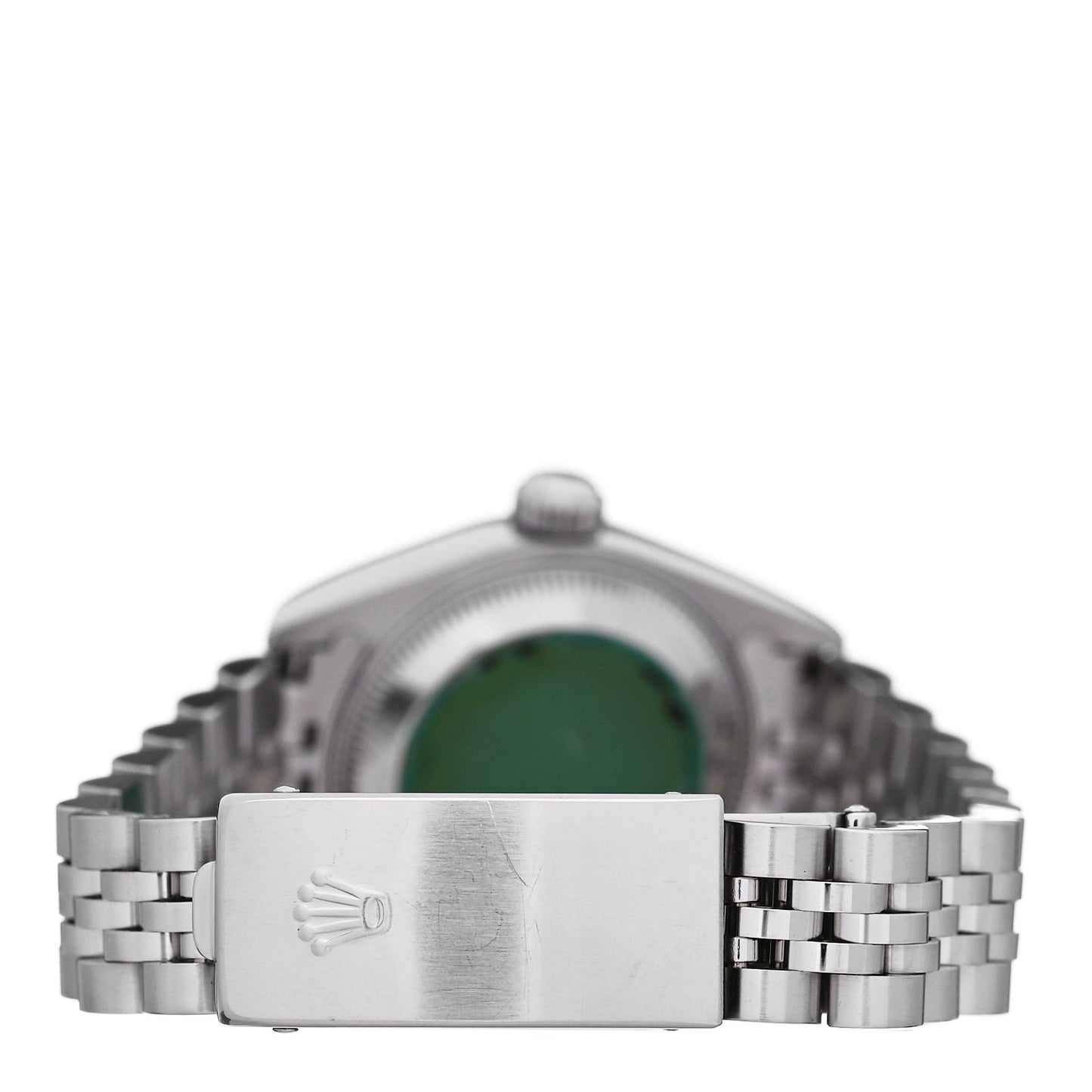 Stainless Steel 18K White Gold Diamond 26mm Oyster Perpetual Datejust Watch Silver Jubilee 69174