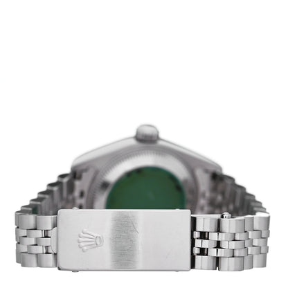 Rolex Stainless Steel 18K White Gold Diamond 26mm Oyster Perpetual Datejust Watch Silver Jubilee 69174 3 of 4