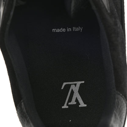 Louis Vuitton Monogram Eclipse Mens LV Trainer Sneakers 9 Black 8 of 10