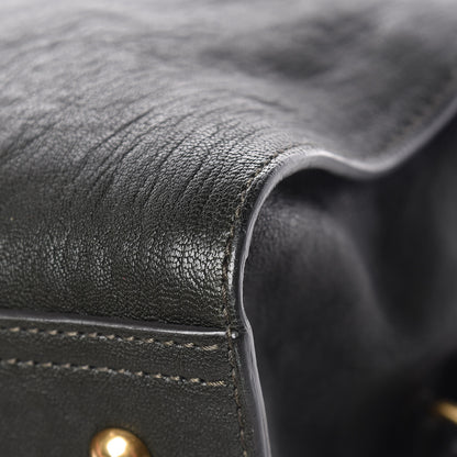 Saint Laurent Sheepskin Medium Cabas ChYc Black 11 of 14