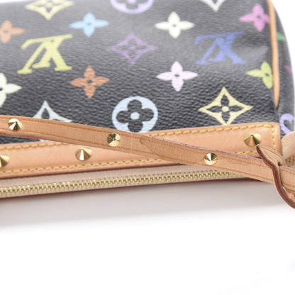 Louis Vuitton Monogram Multicolor Pochette Accessories Black 11 of 11