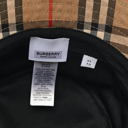 Burberry Technical Cotton Vintage Check Bucket Hat XL Archive Beige 7 of 7