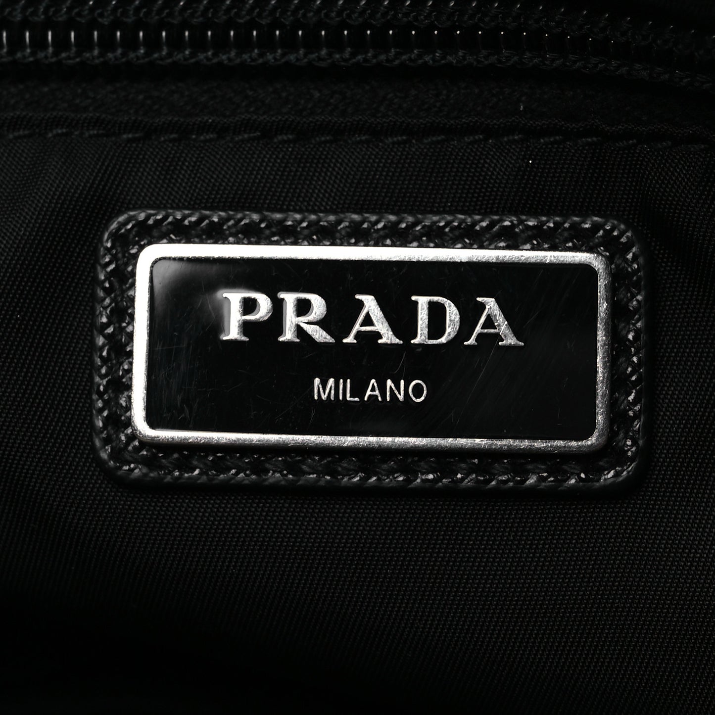 Re-Nylon Saffiano Belt Bag Black