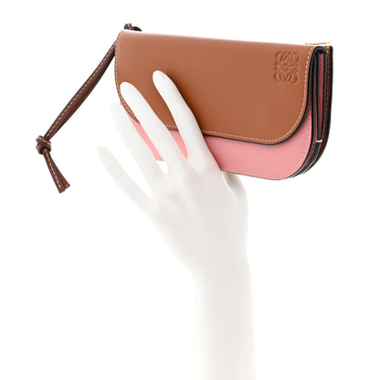 Loewe Smooth Calfskin Gate Continental Wallet Pastel Pink Tan 2 of 6