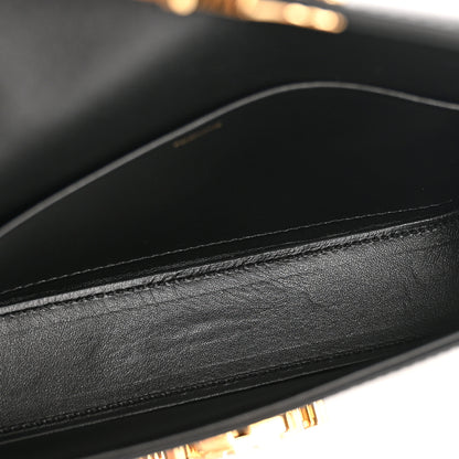 Celine Shiny Calfskin Triomphe Shoulder Bag Black 5 of 11