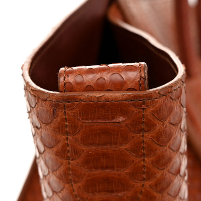Celine Snakeskin Medium Phantom Luggage Chestnut 13 of 13
