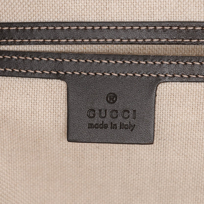 Gucci GG Plus Monogram Selleria Calfskin Briefcase Beige Ebony Cocoa 6 of 7