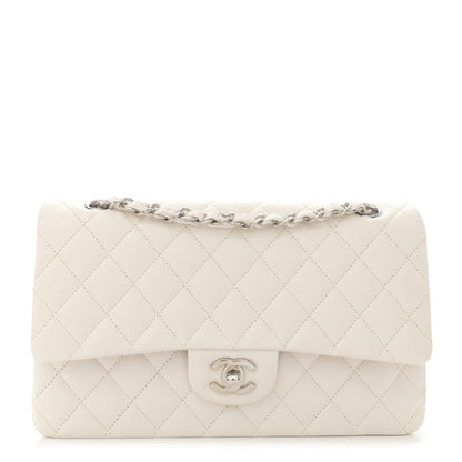 Chanel Caviar Quilted Medium Double Flap White 1 of 11