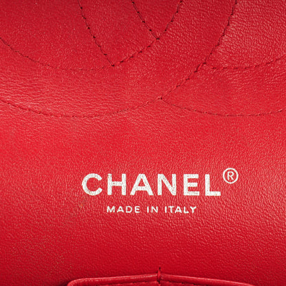Chanel Patent Quilted Jumbo Double Flap Dark Red 7 of 10